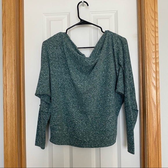 We The Free Turquoise Valencia Off the Shoulder Tee Size XS - Picture 7 of 7